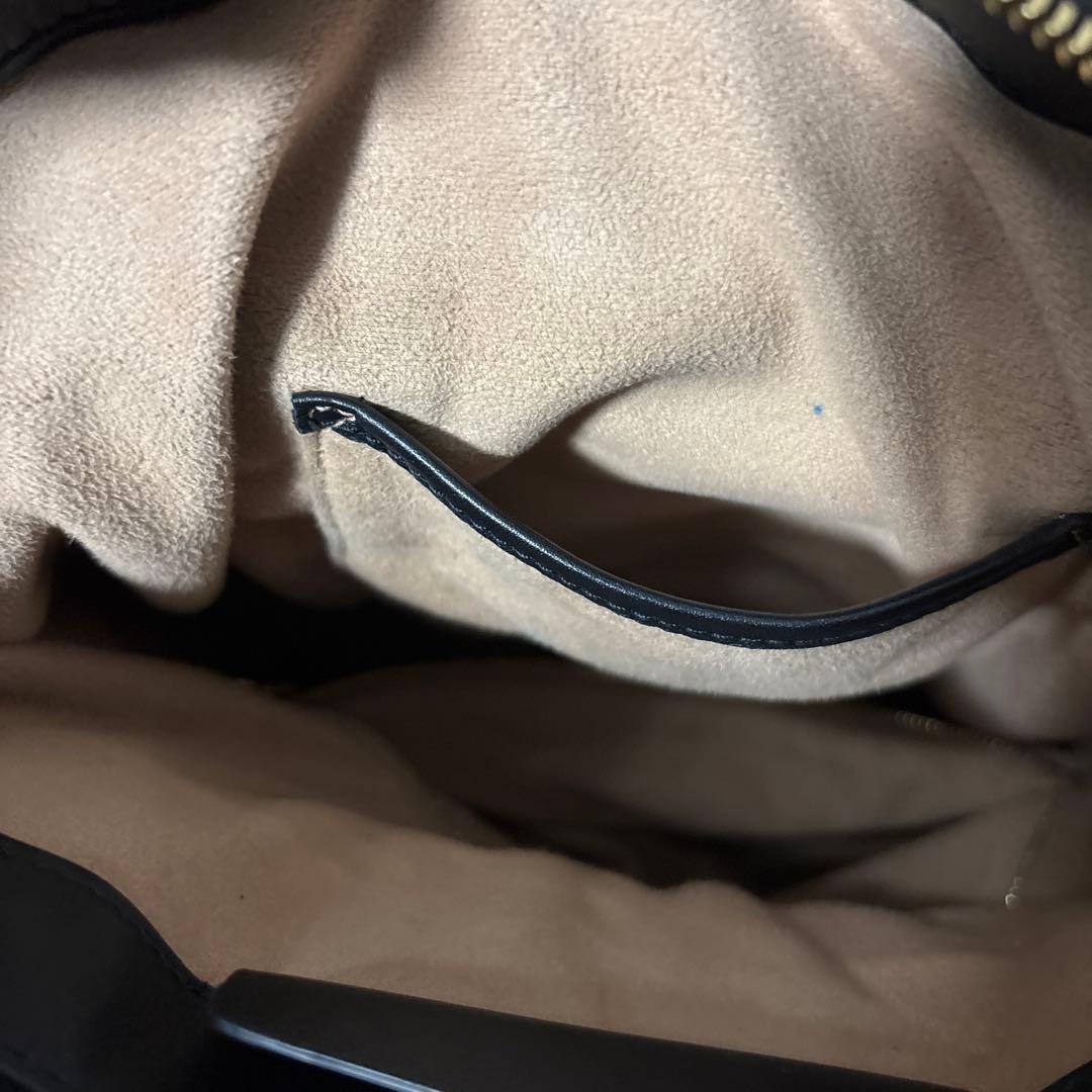 メゾンマルジェラ 5AC ハンドバッグ レザー 鍵 チャーム　ミディアム　黒