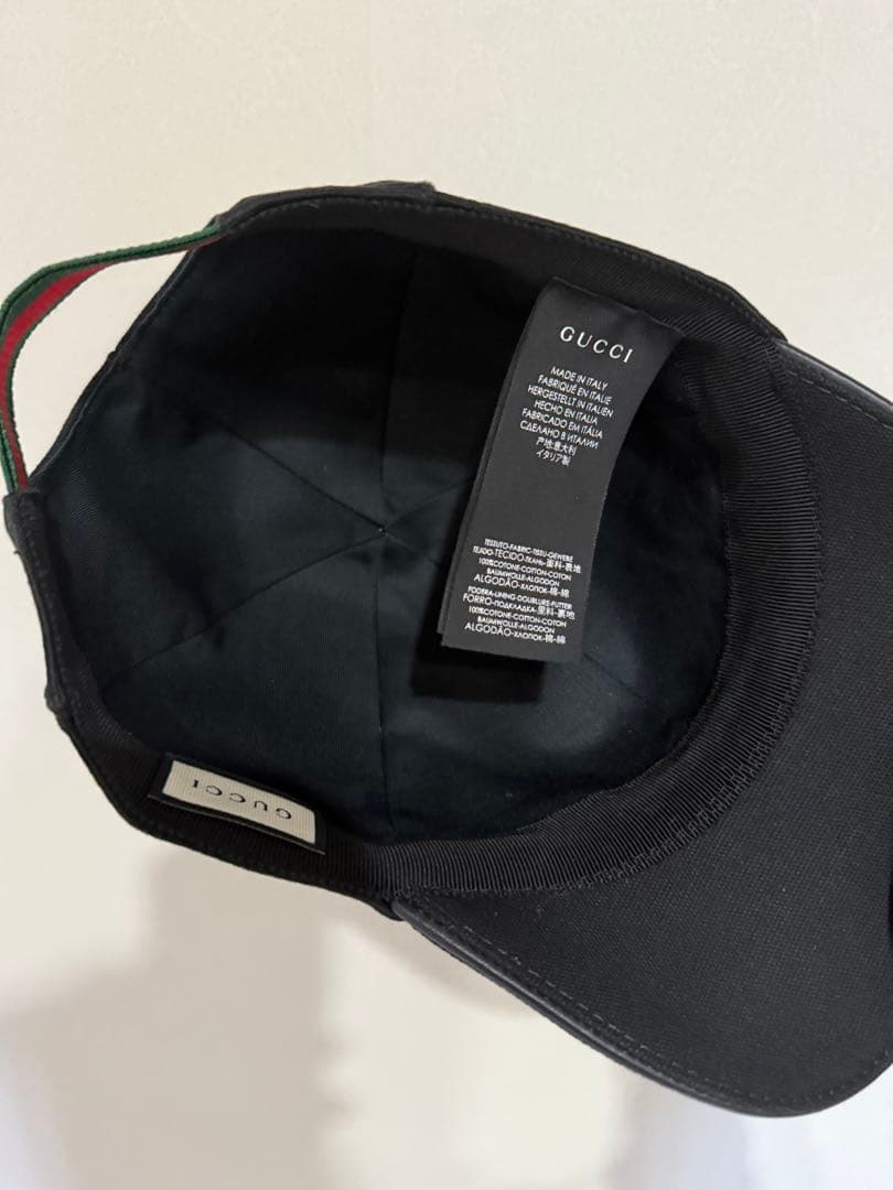 美品！GUCCI ベースボールキャップ　ユニセックス