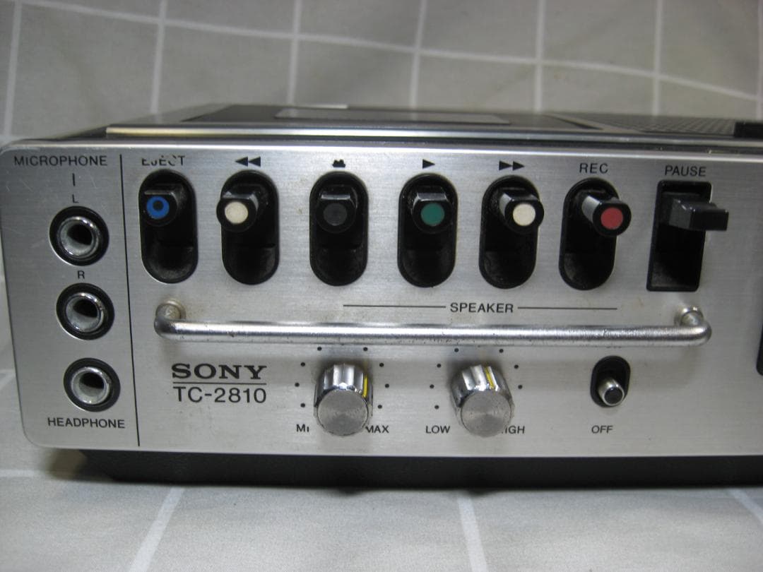 【昭和レトロ】ソニー ステレオカセットコーダー TC-2810 ジャンク扱い