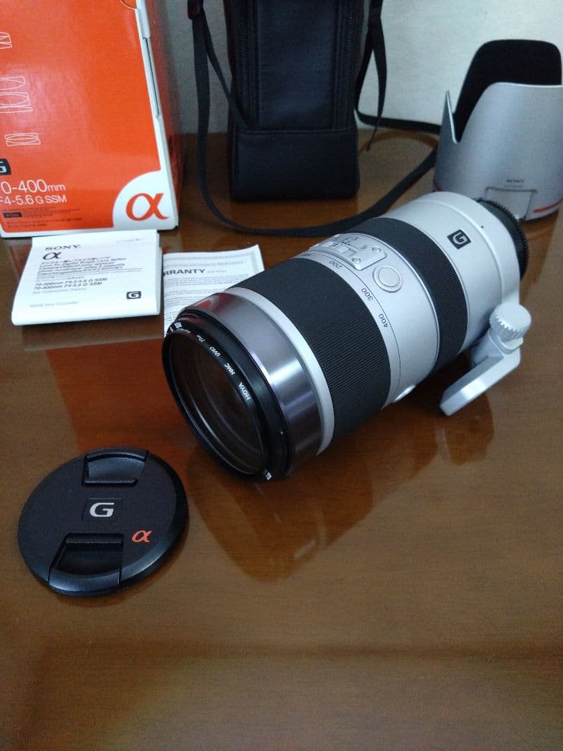 「歳末特価」【美品】SONY SAL70400g【HOYA製フィルター付】