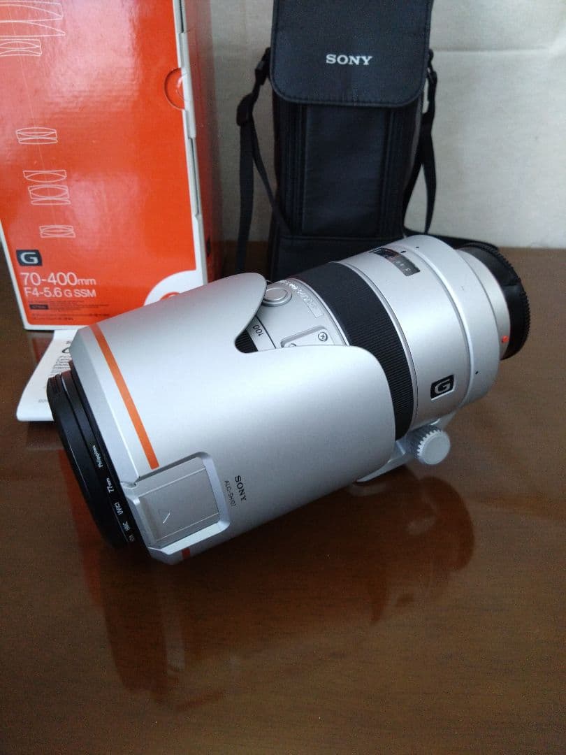 「歳末特価」【美品】SONY SAL70400g【HOYA製フィルター付】