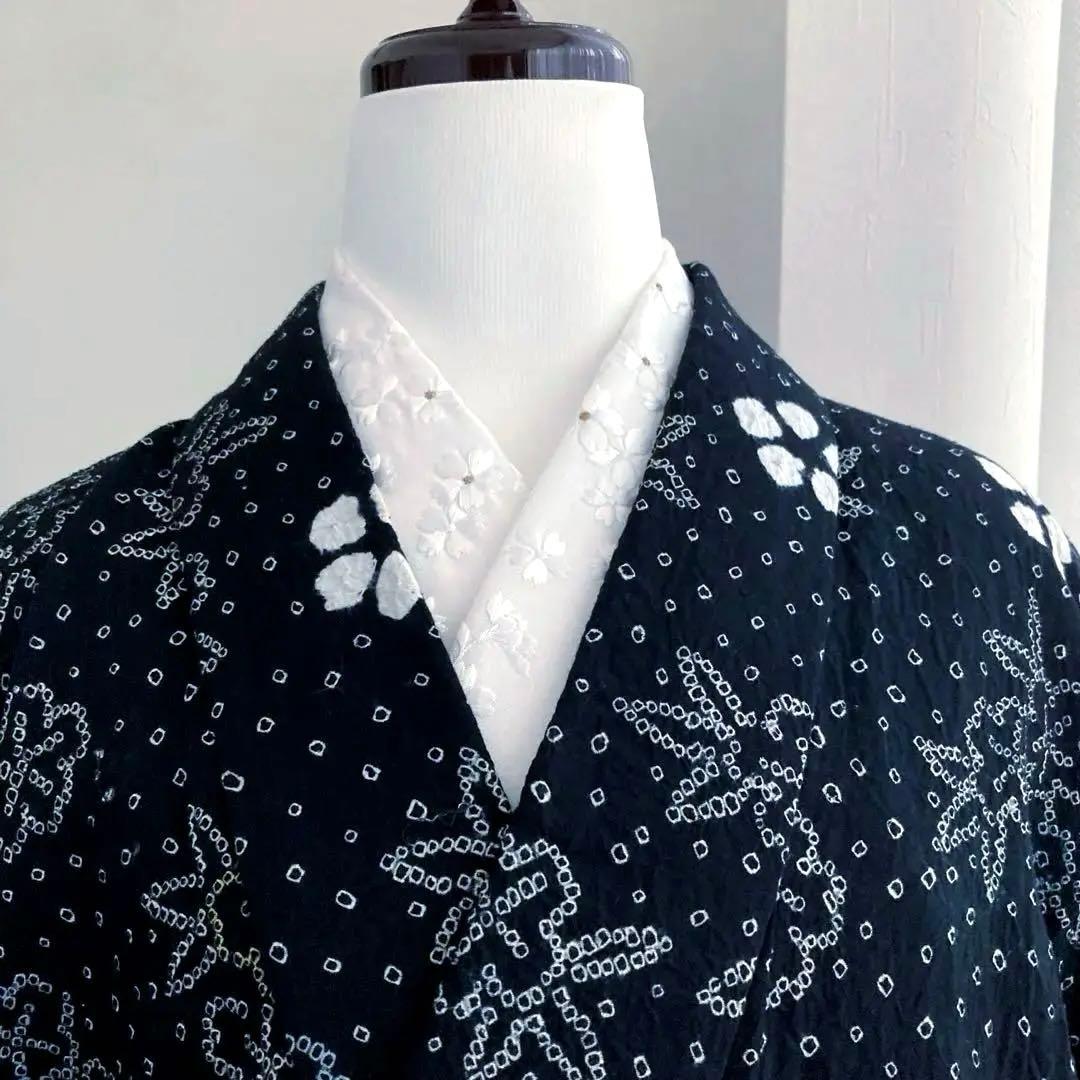 浦島太郎 やまと誂　有松絞り浴衣　手縫い　上質　No.2-w-18