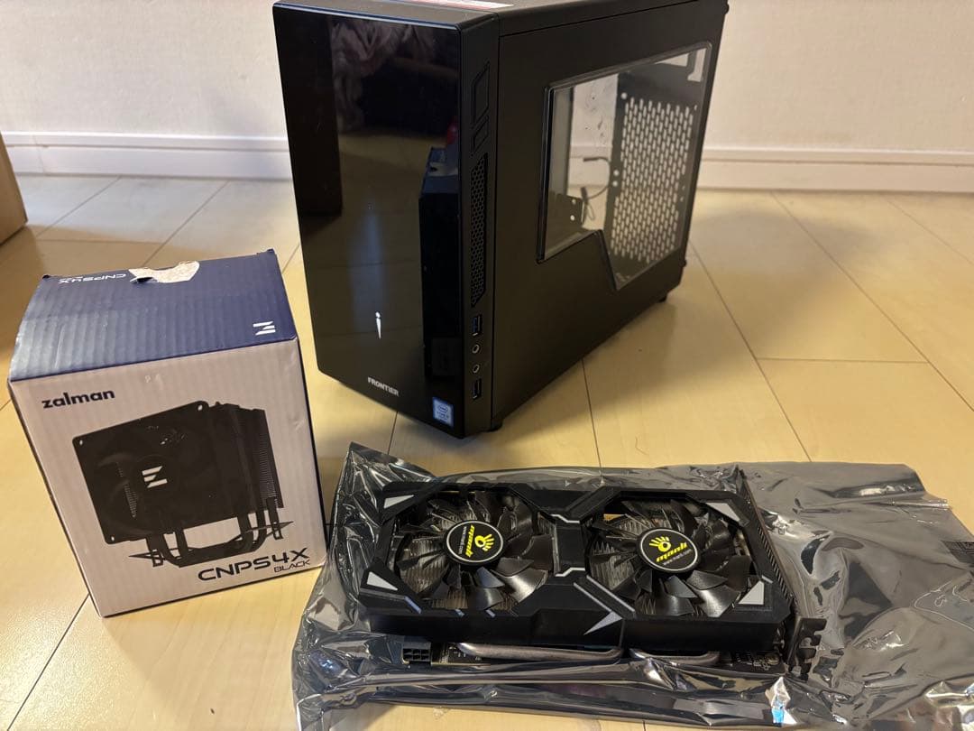 mini-itx pcケース cpuファン　グラボgtx1060　電源450w