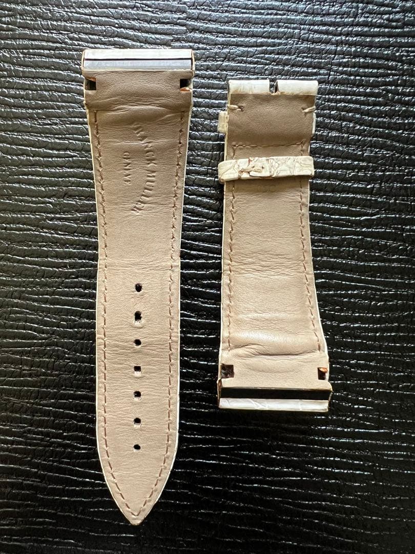 正規品 フランクミュラー クロコ革ベルト 2本セット 27mmコルテス