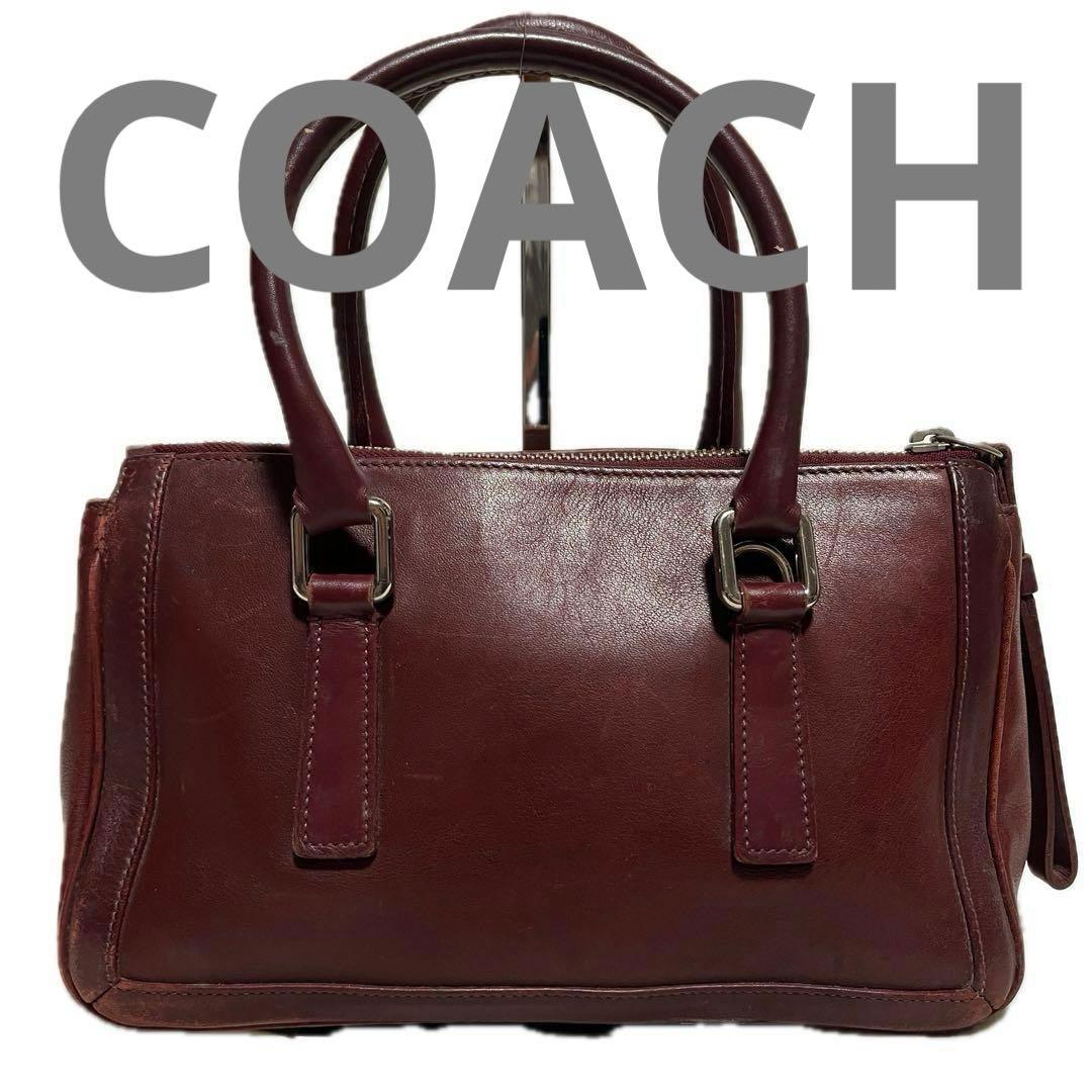 オールドコーチ ハンドバッグ レザー ボルドー ヴィンテージ COACH B94
