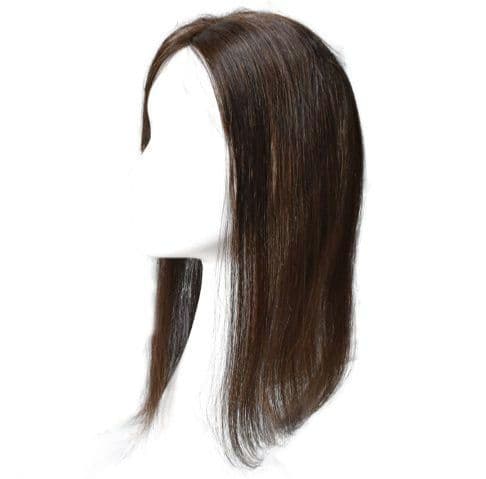 ✨レミー人毛100%✨スーパーロングヘアピース トップカバー(ダークブラウン)