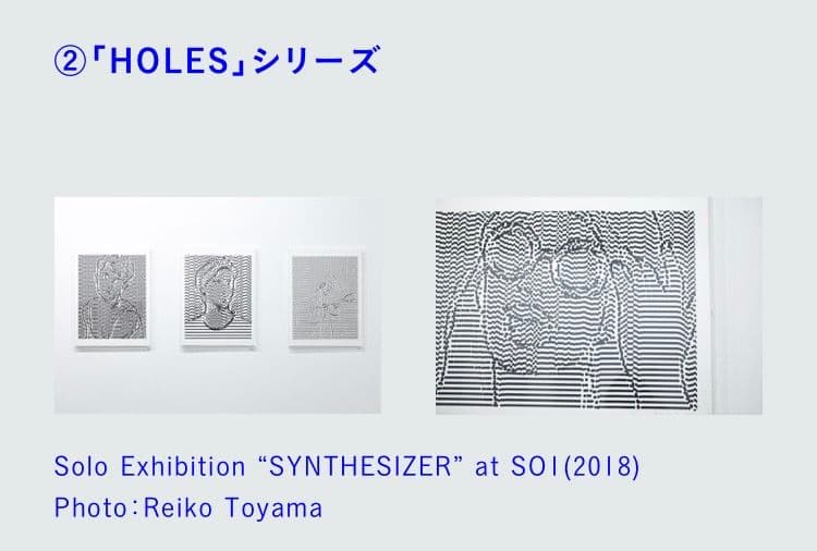 井口弘史 シルクスクリーン『Holes』現代アート