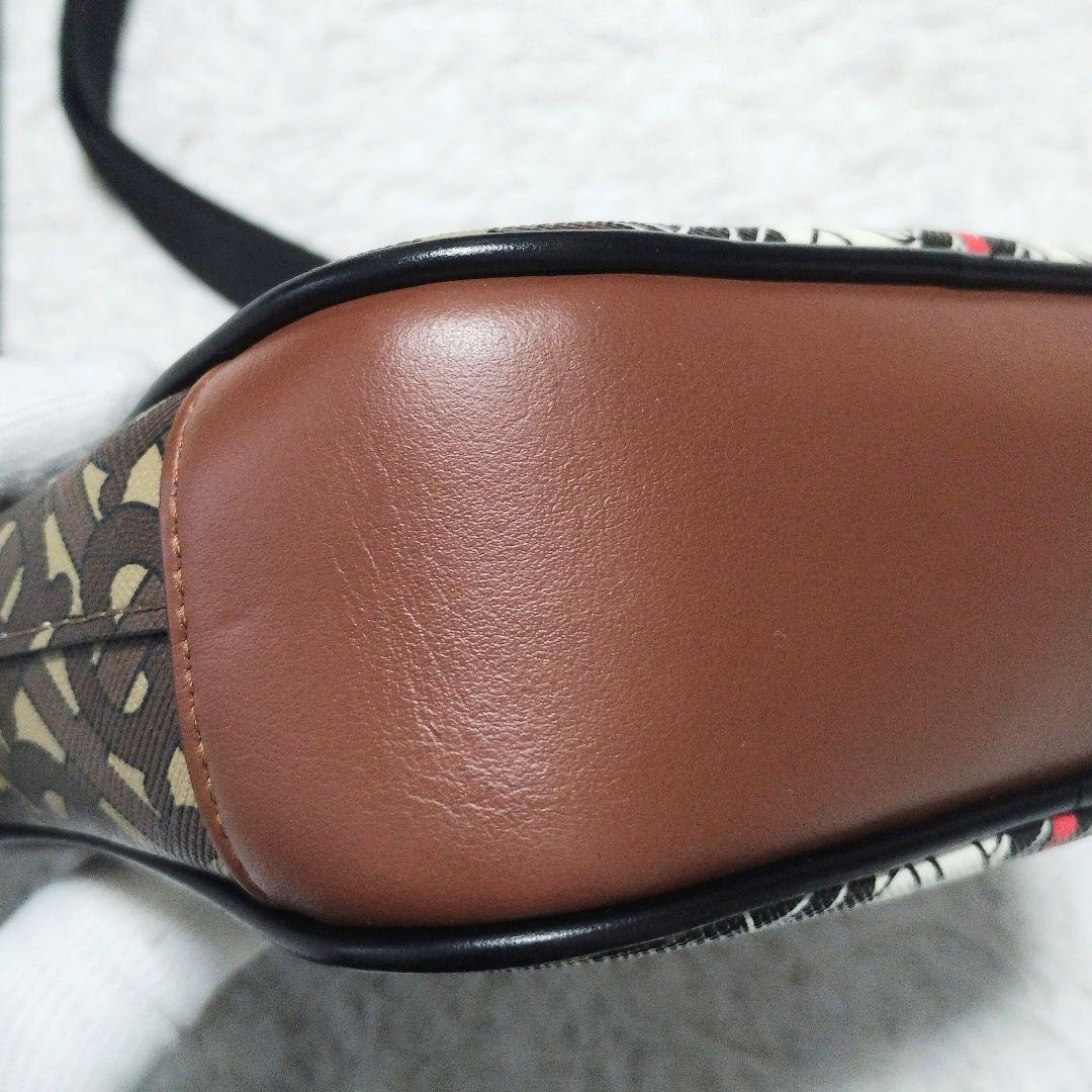 【美品】バーバリー ショルダーバッグ PVC 総柄 TBモノグラム ユニセックス