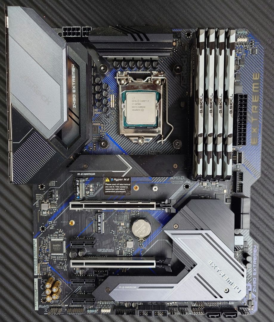 CPU Z490 EXTREME Intel Core i7-10700K 32GB