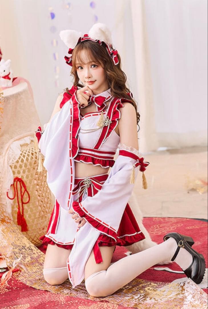 キャンディホイップ巫女メイドキャット9点セットMalymoon/マリームーン