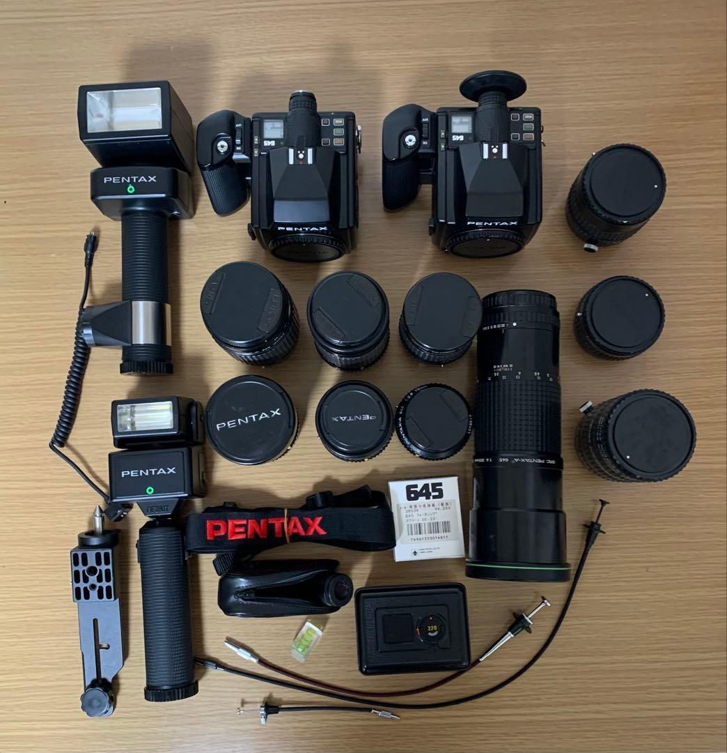 PENTAX 645 カメラセット 全ての被写体撮影可能です。すぐ撮影できます。