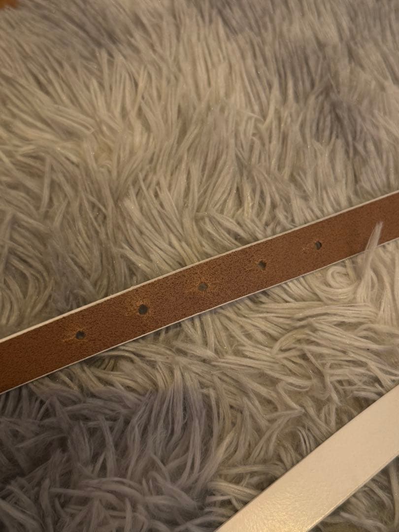 DIESEL ハート型 レディース レザー ベルト 85/34