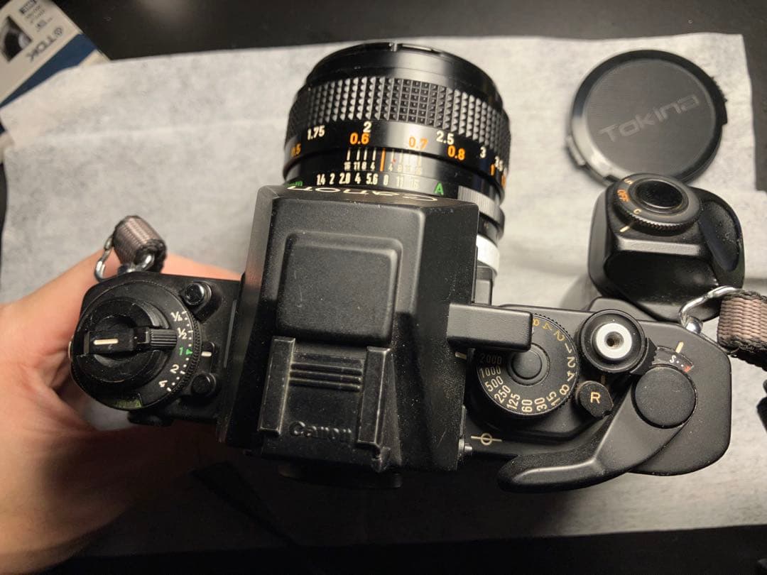 Canon New F-1 フィルムカメラ +50 1.4 sscレンズ 実用品