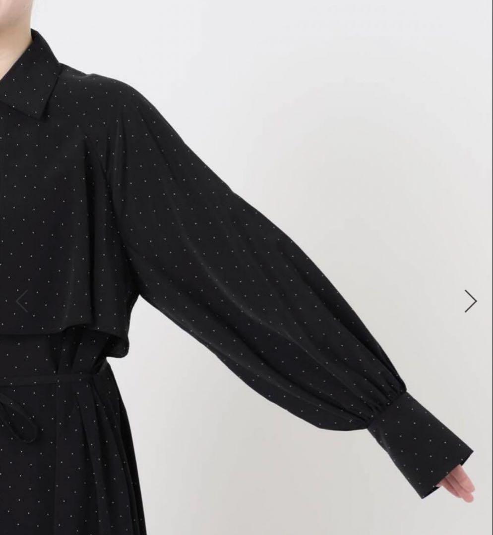 【本日まで】IENA ドットサッシュワンピース