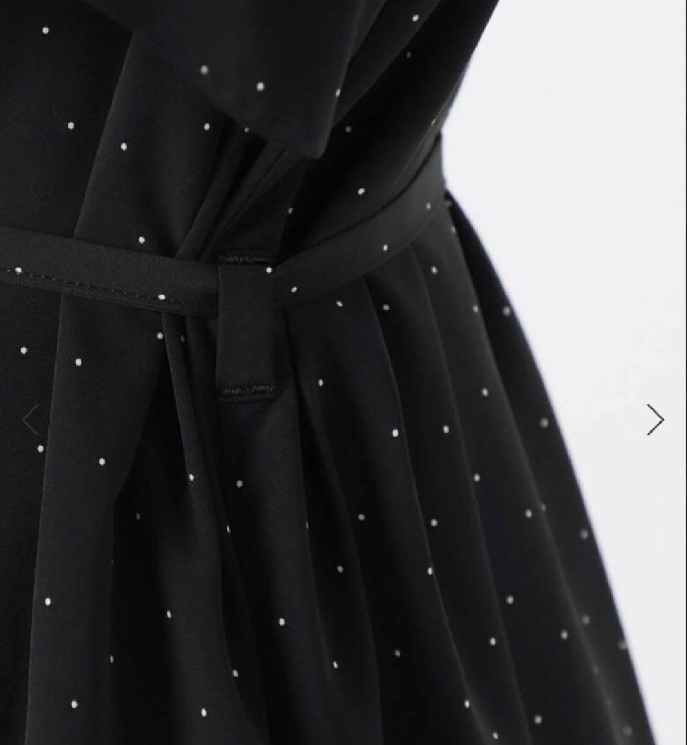 【本日まで】IENA ドットサッシュワンピース