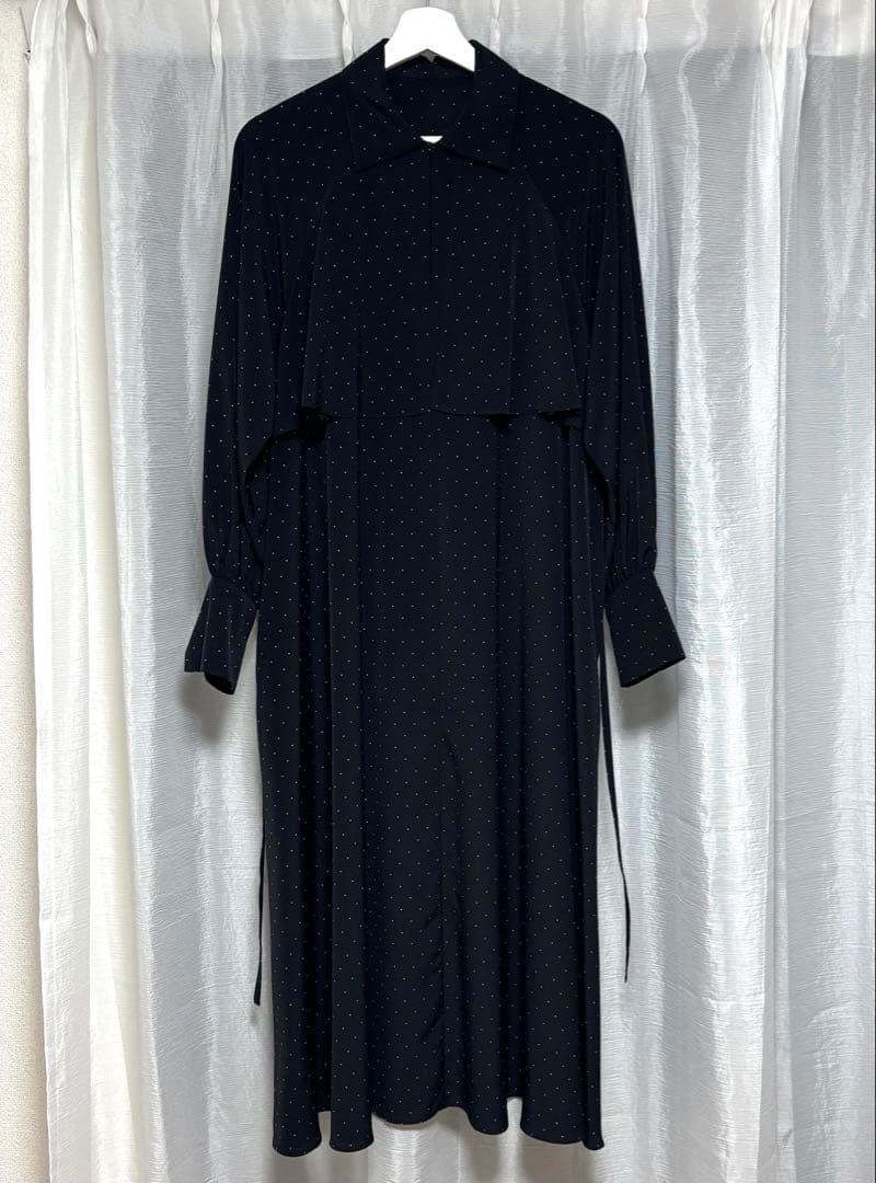 【本日まで】IENA ドットサッシュワンピース