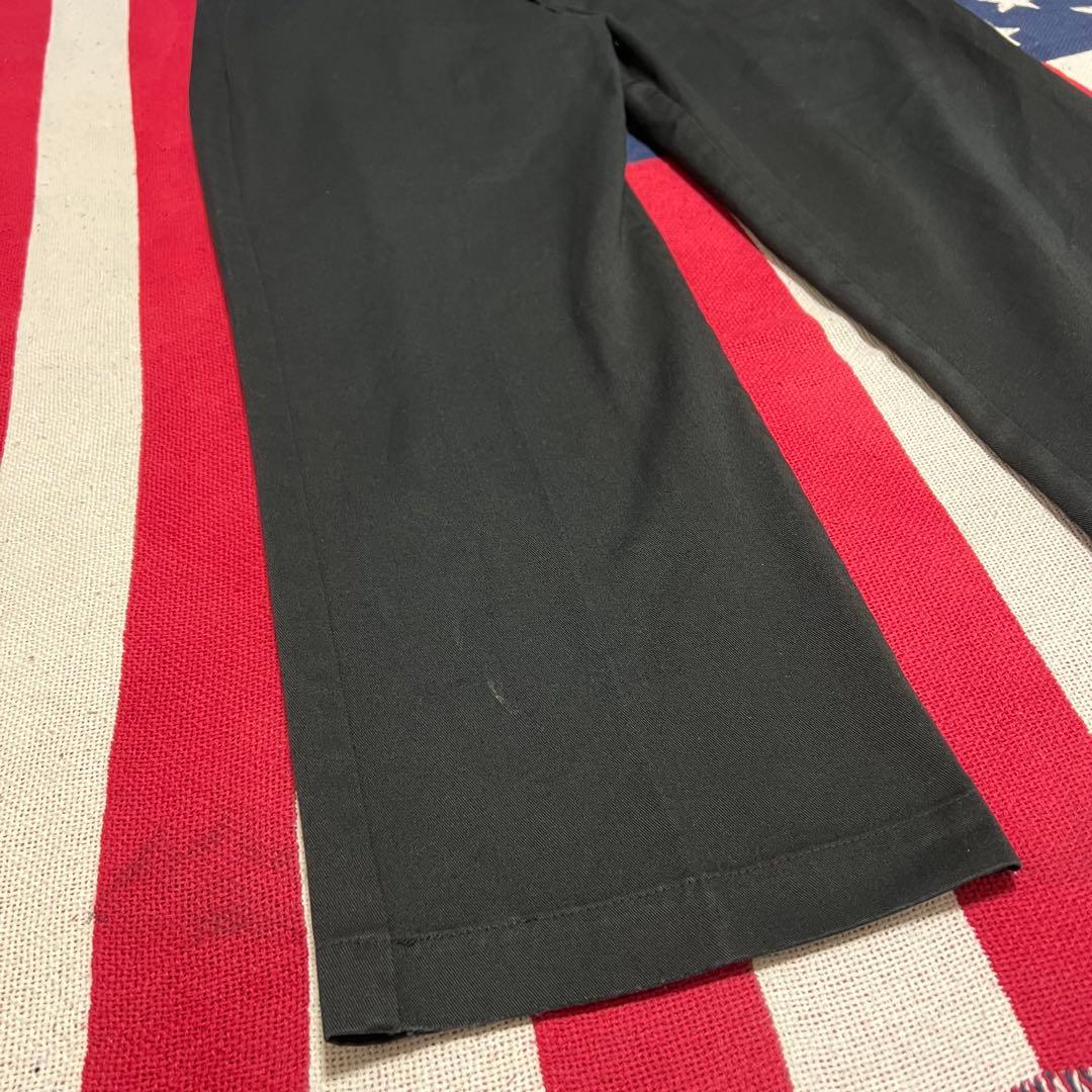 70s USA製 Dickies チビタグ ワークパンツ チノパン ブラック