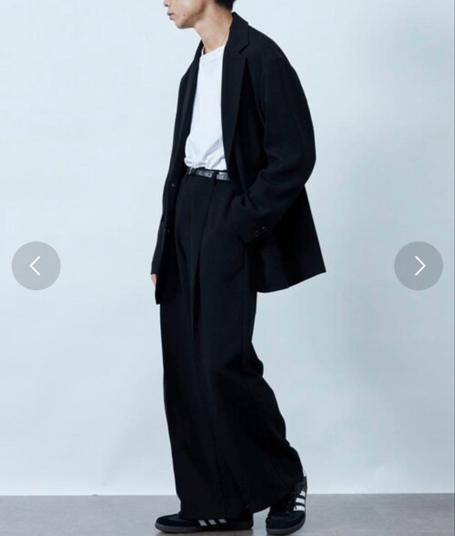 FREAK’S STORE 限定展開 テーラードジャケットブラック セットアップ