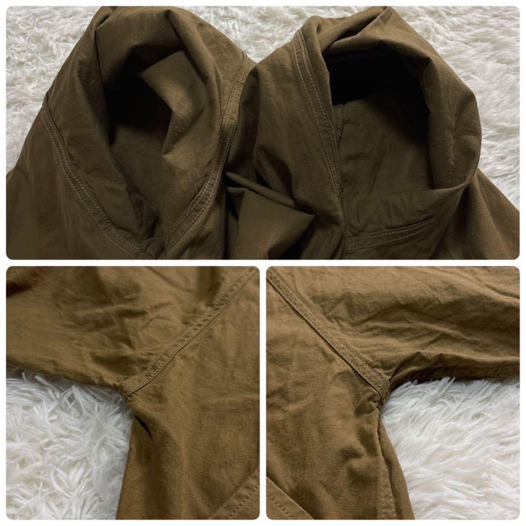 現行 美品 45R サードオックスフォード スノーパーカー F カーキ R刺繡