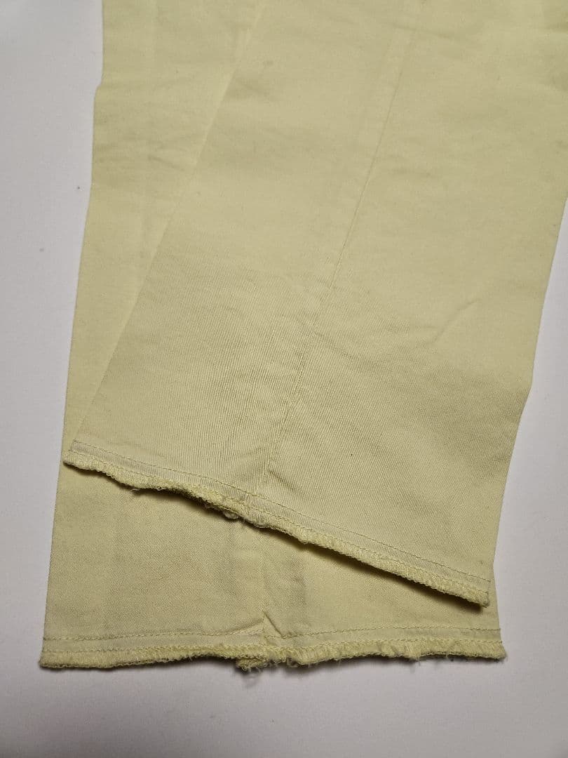 【新品】PT01　EVO　ビームスF別注　コットン　ストレッチ　黄　46　春夏