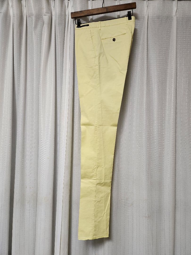 【新品】PT01　EVO　ビームスF別注　コットン　ストレッチ　黄　46　春夏