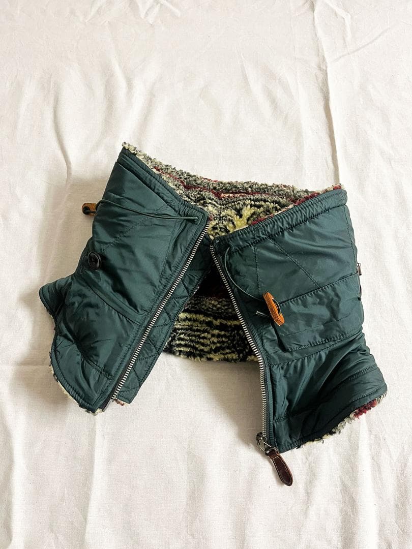 KAPITAL（キャピタル）ナイロン×イーグルボア ネックウォーマー