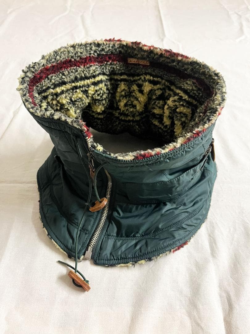 KAPITAL（キャピタル）ナイロン×イーグルボア ネックウォーマー