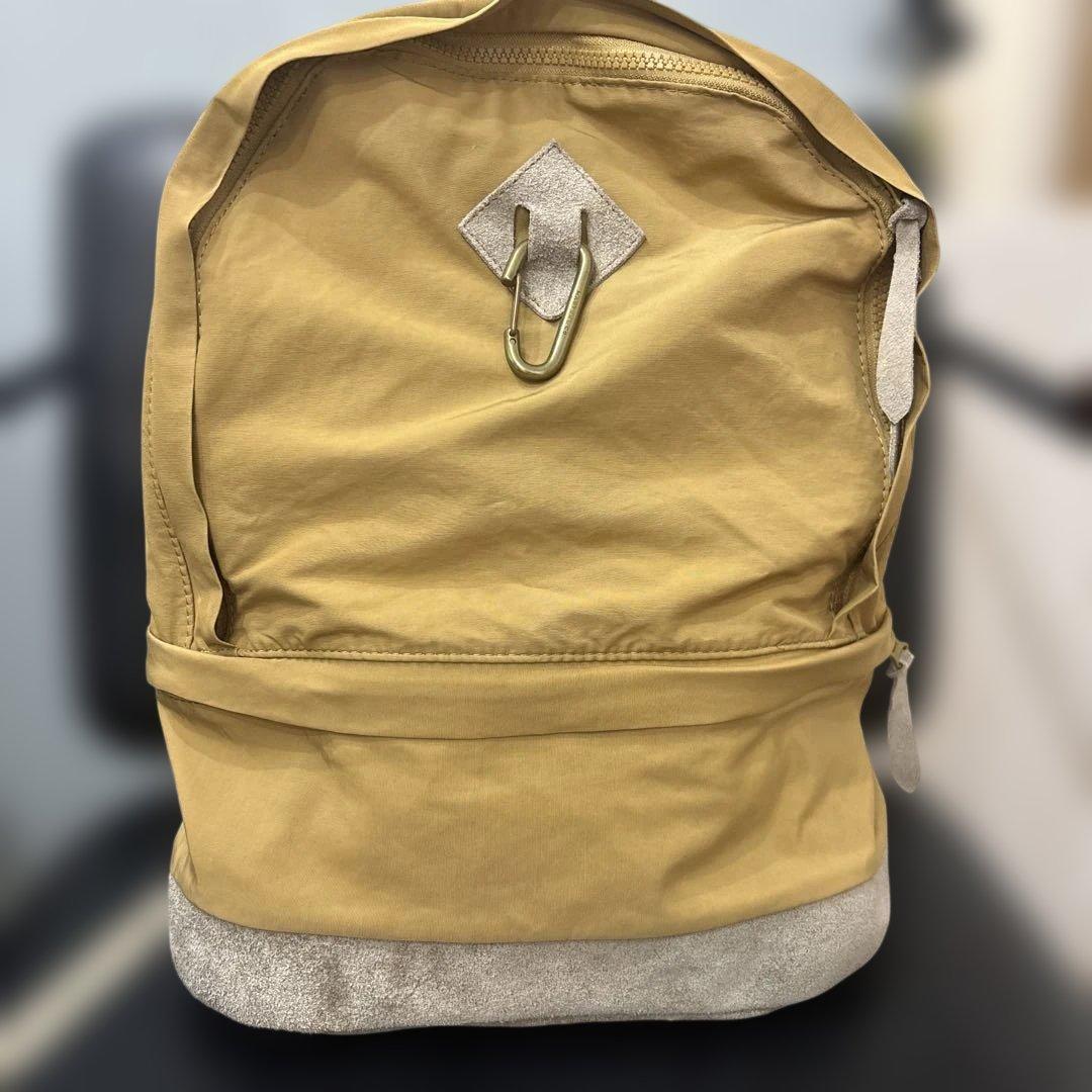 master&co. ベージュ ナイロン スエード リュック　バックパック