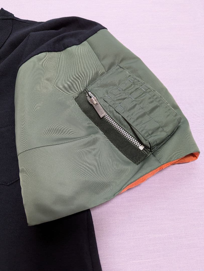 ビッケ SACAI Nylon Twill × CottonJersey