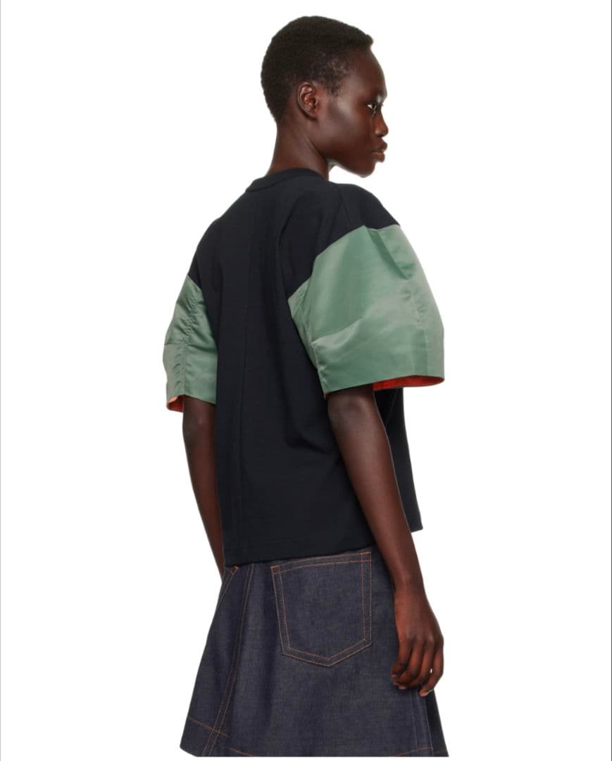 ビッケ SACAI Nylon Twill × CottonJersey