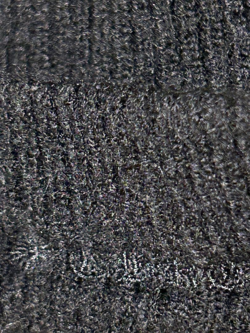 CHROME HEARTS クロムハーツ　ニット帽　ビーニー　黒　前後刺繍あり