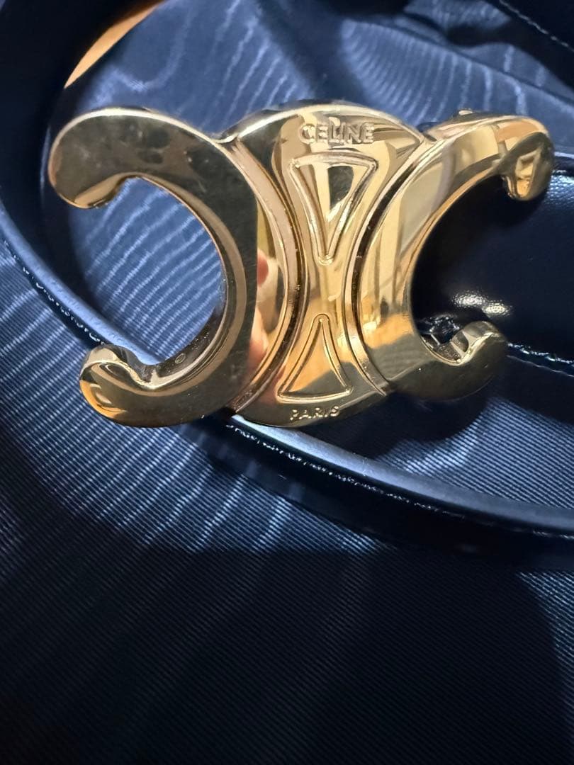 CELINE セリーヌ トリオンフ ベルト ミディアム 2.5cm / 70