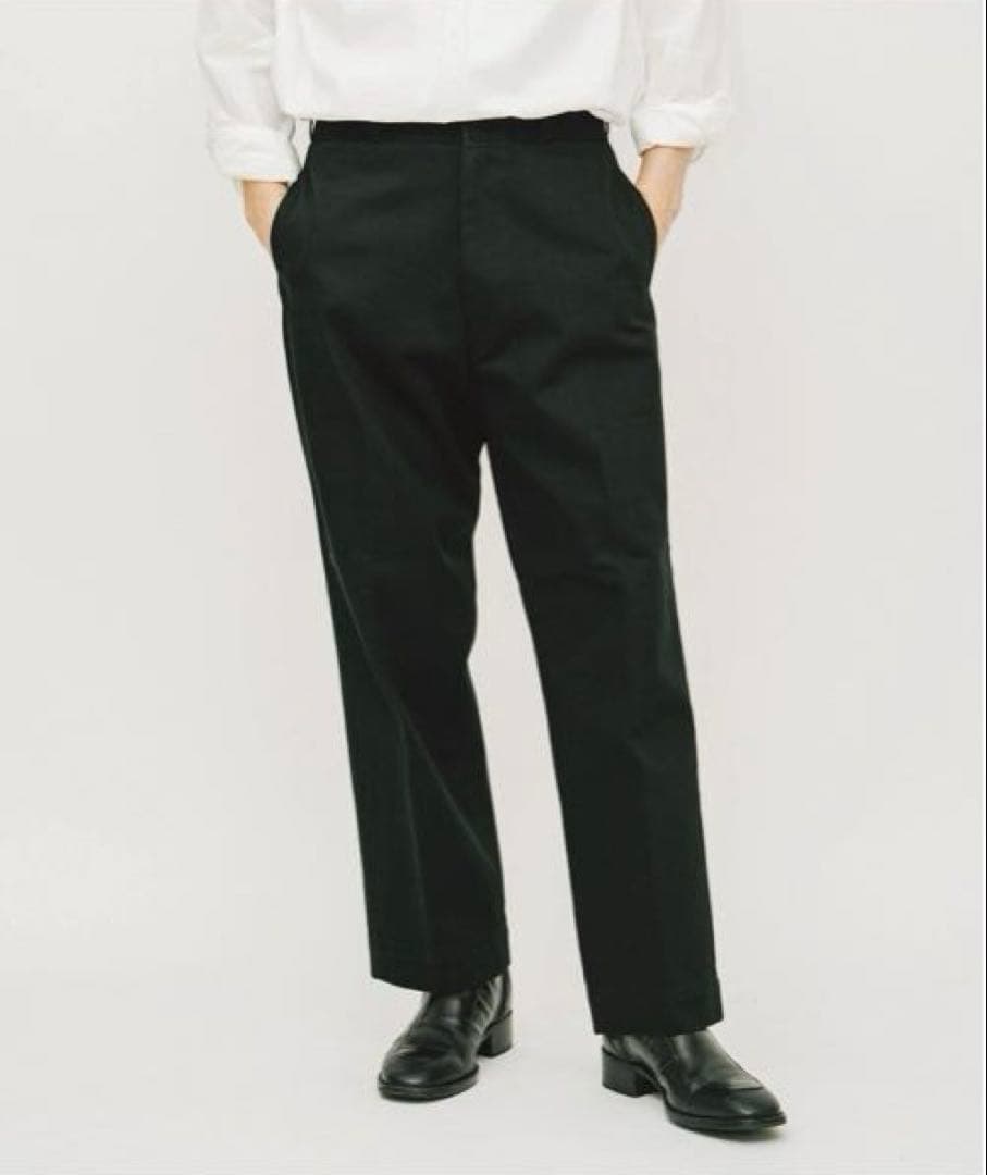 【LE / エルイー】チノパンツ カラー : ブラック