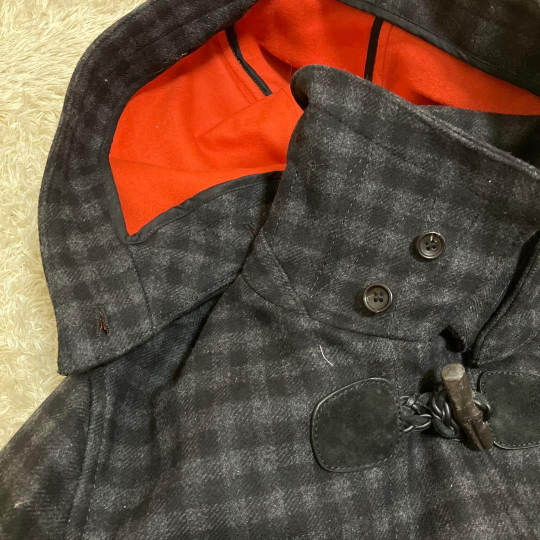 【お値引き中】GUCCI ダッフルコート ウール チェック柄 44
