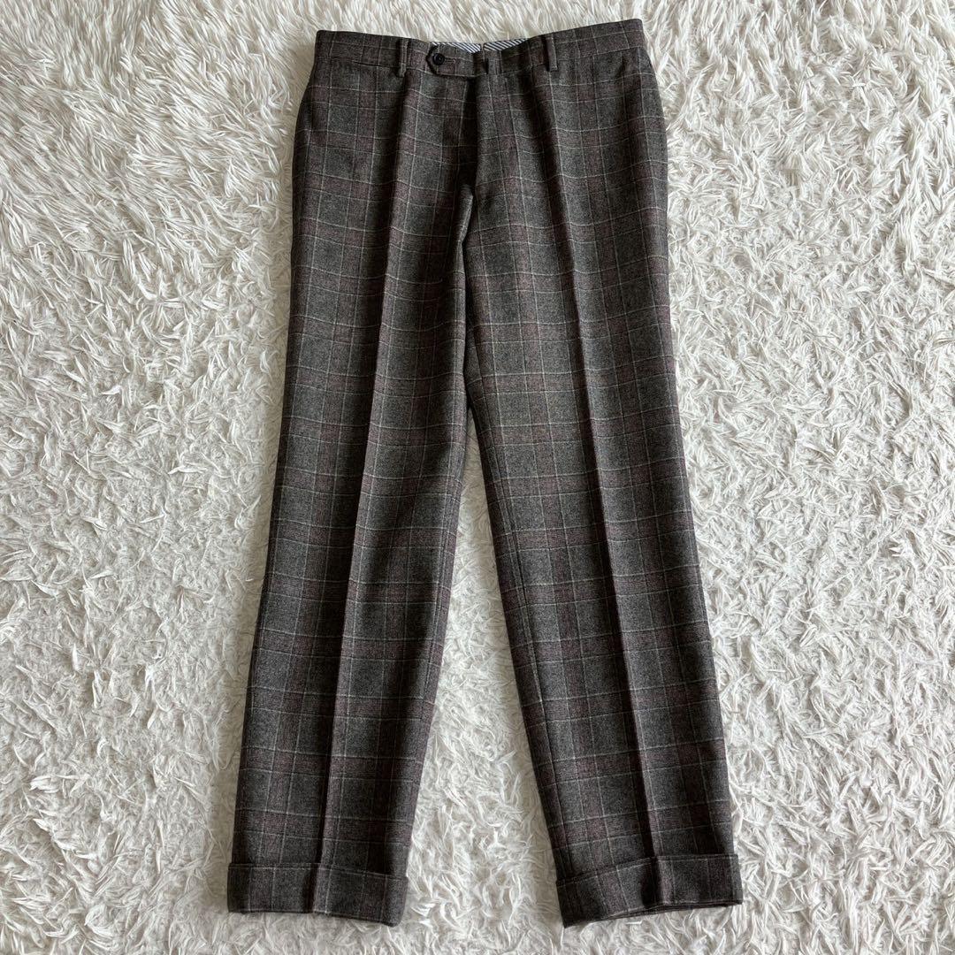 ◎極美品 トゥモローランド ピルグリム カルロバルベラ 48 チェック柄1