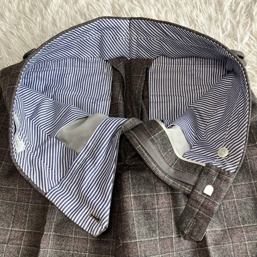 ◎極美品 トゥモローランド ピルグリム カルロバルベラ 48 チェック柄1