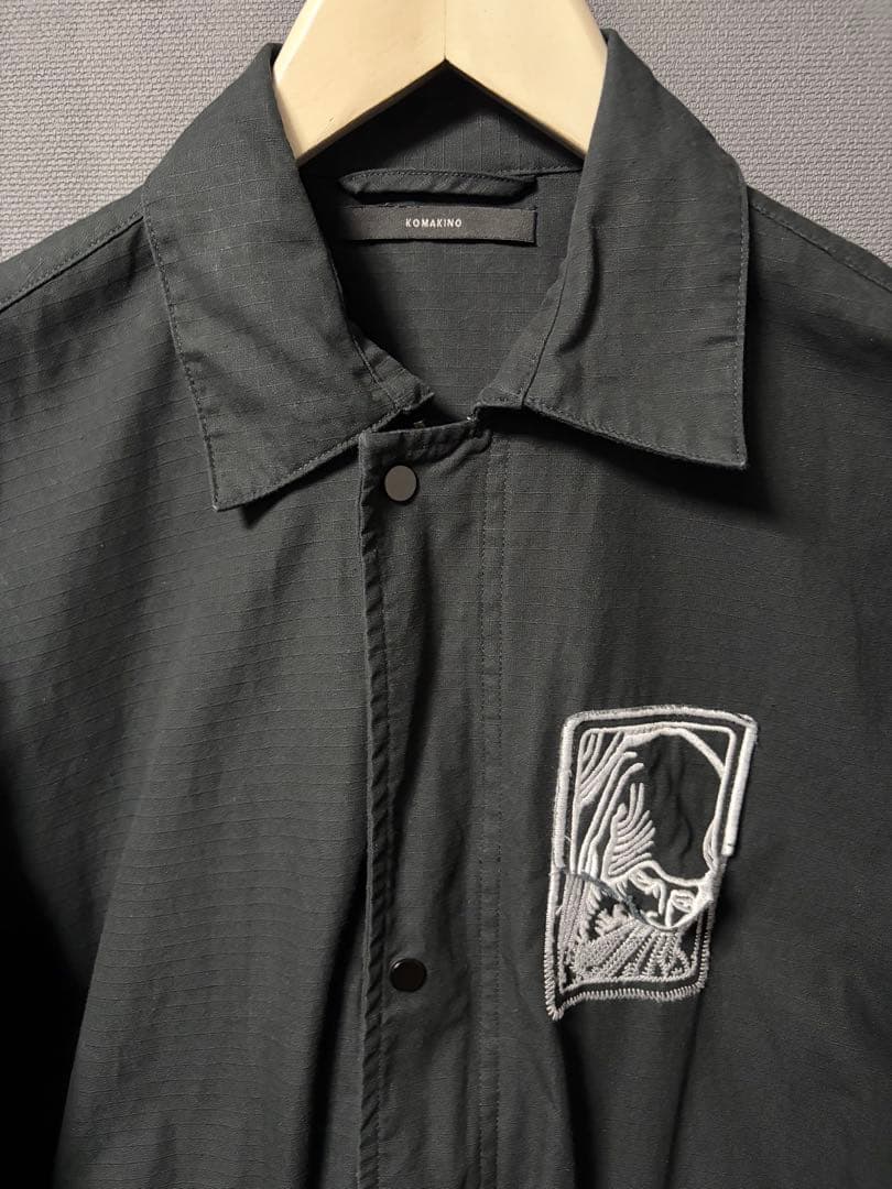 KOMAKINO ドッキングレイヤードシャツジャケット