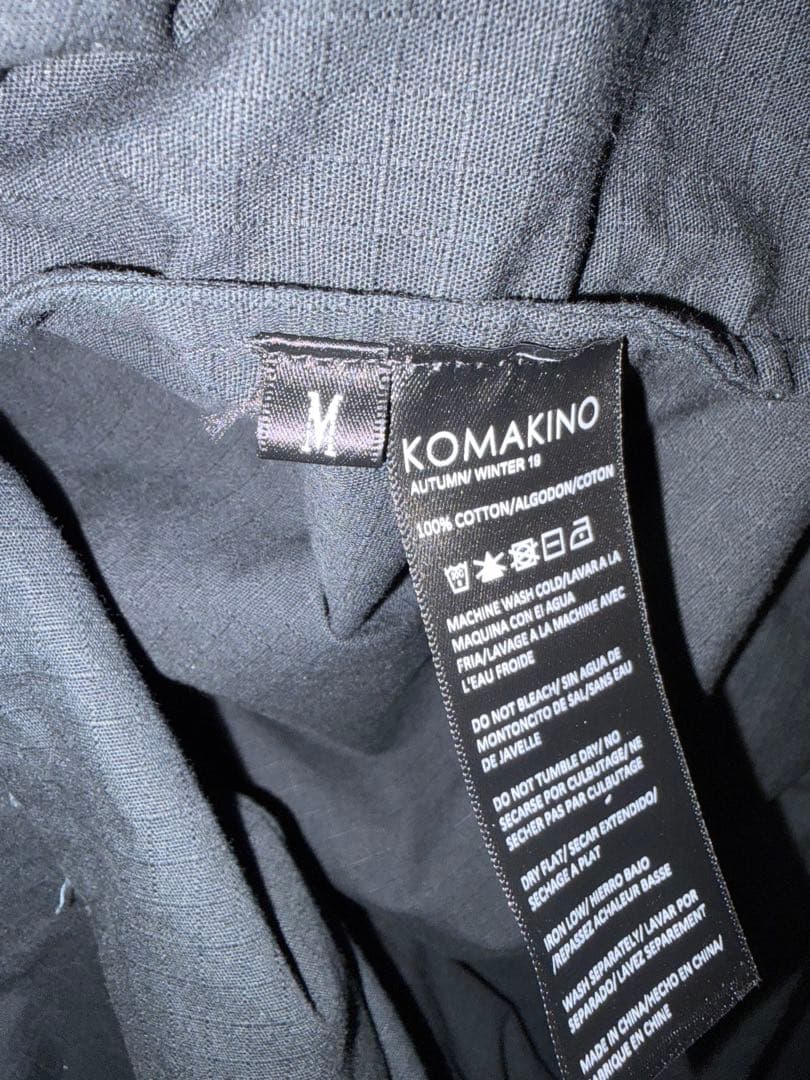 KOMAKINO ドッキングレイヤードシャツジャケット
