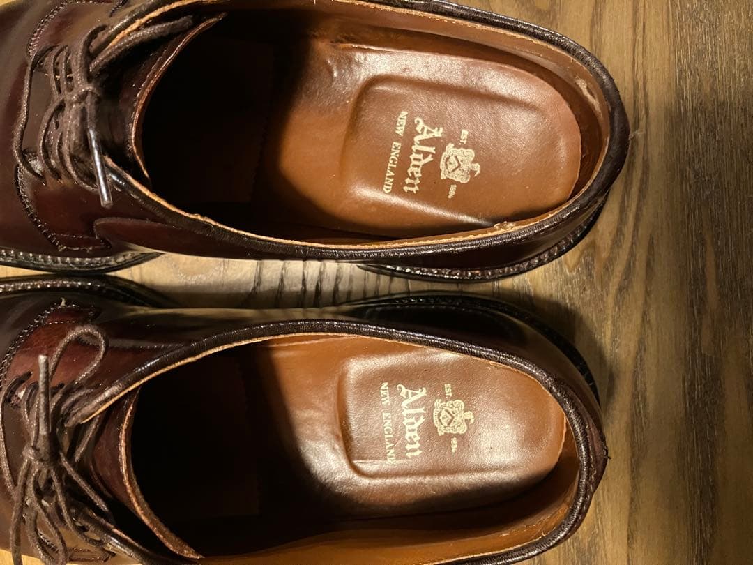 Alden コードバン #8 バーガンディ 990 8D