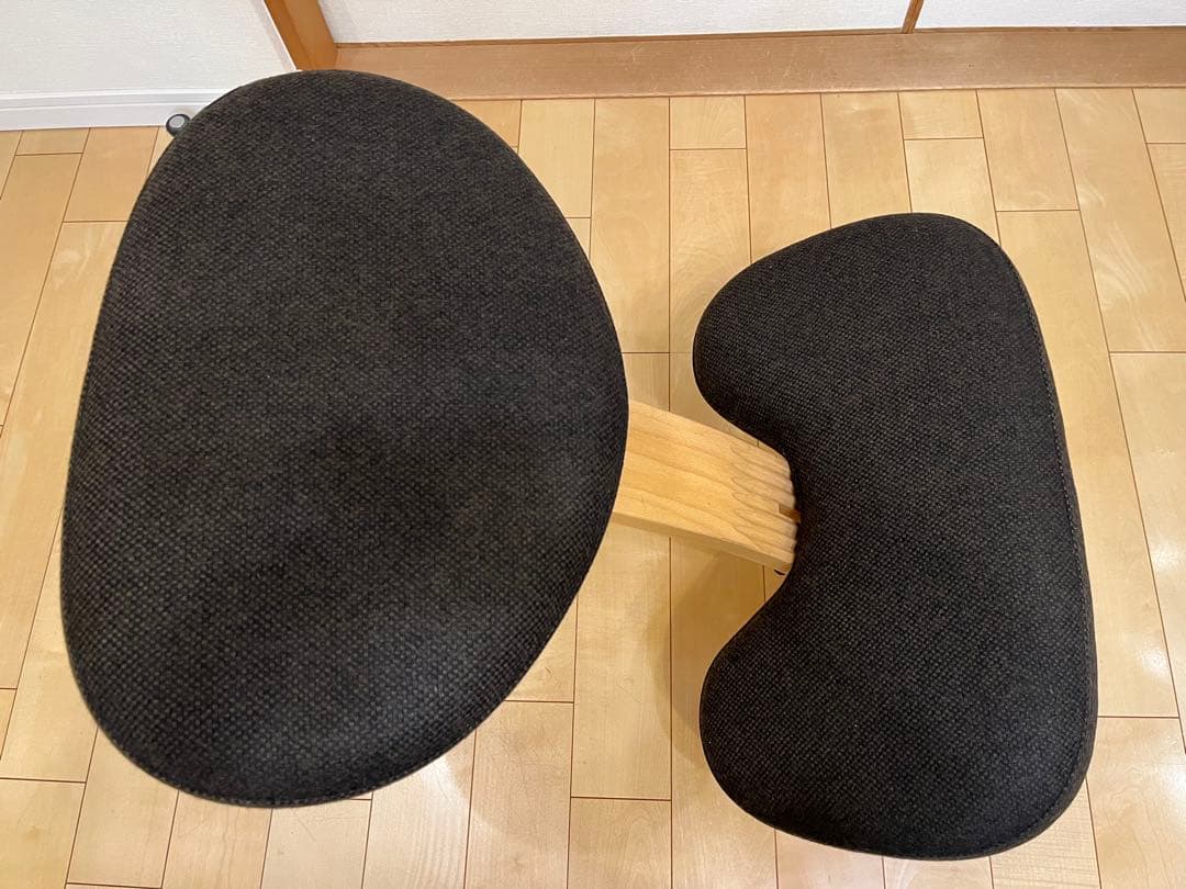 【カバー付き】Rybo リボ社 バランスイージー チェア 姿勢矯正椅子 ブラウン