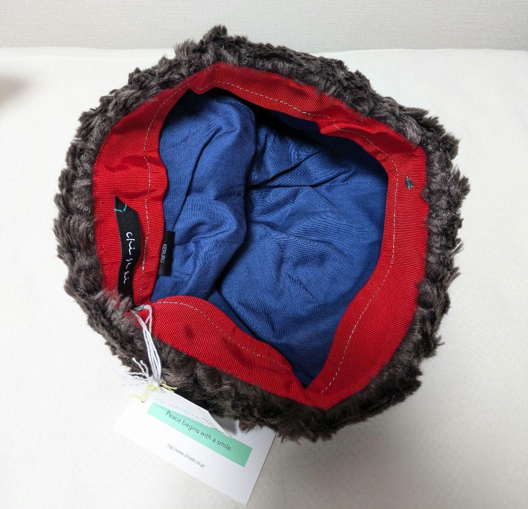 【チサキ】✨️未使用タグ付き✨️chisaki ポンポン帽子　ブラウン