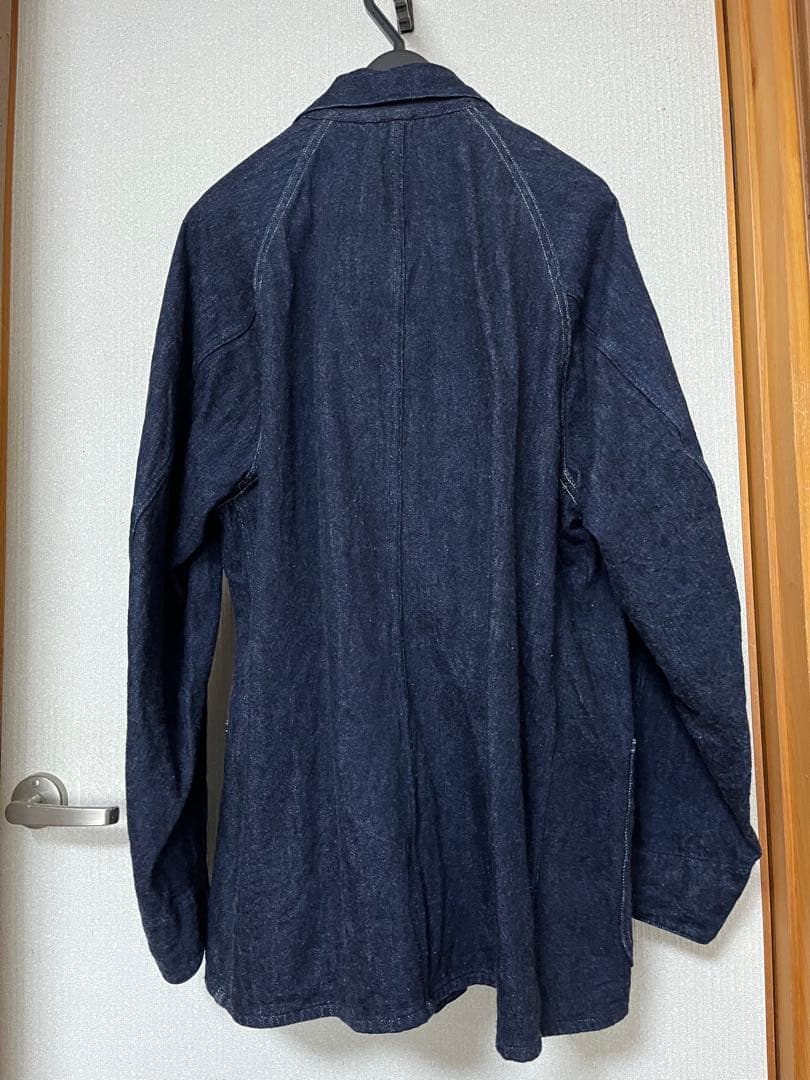 COMOLI24SS デニムワークジャケット サイズ2