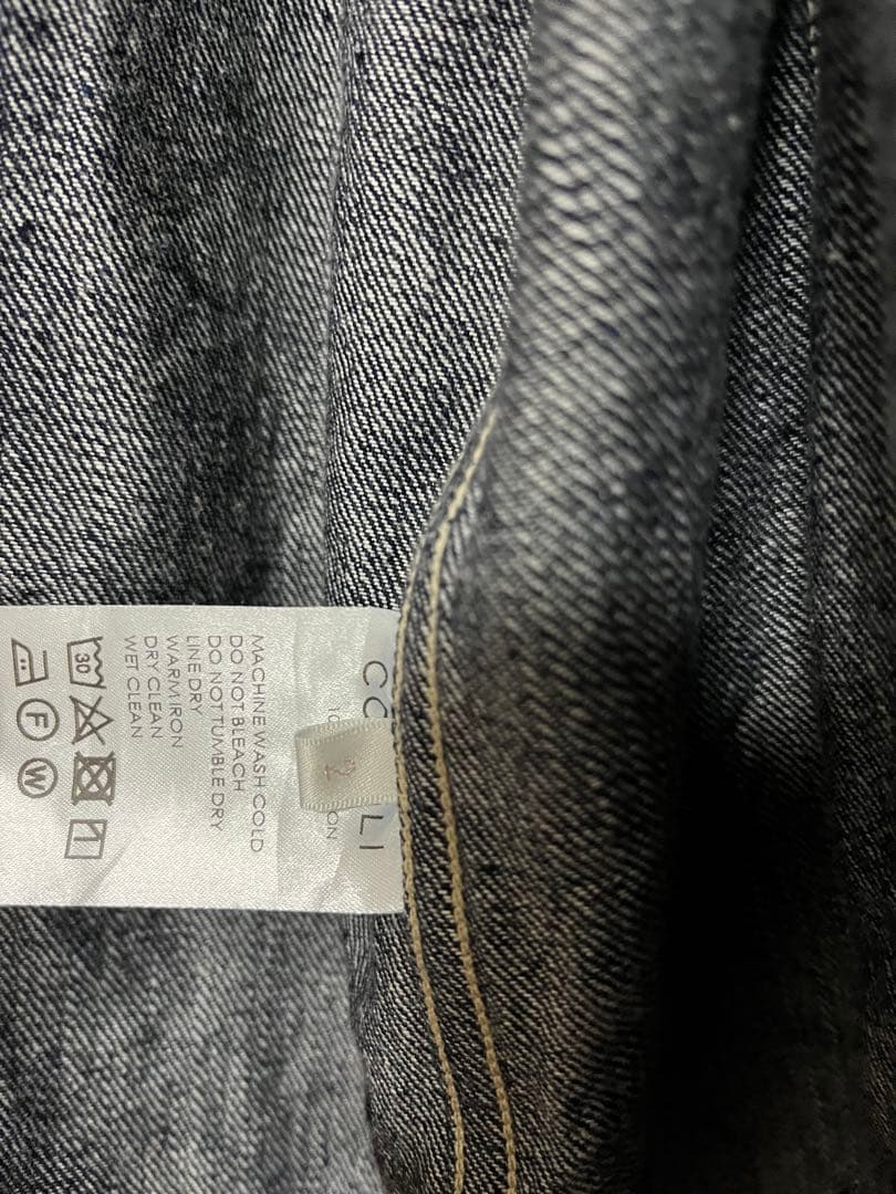 COMOLI24SS デニムワークジャケット サイズ2