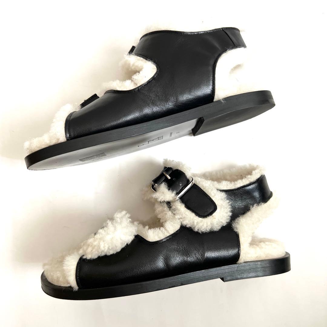 ぴーこ様 Deuxieme Classe FUR DELUXE ファーサンダル