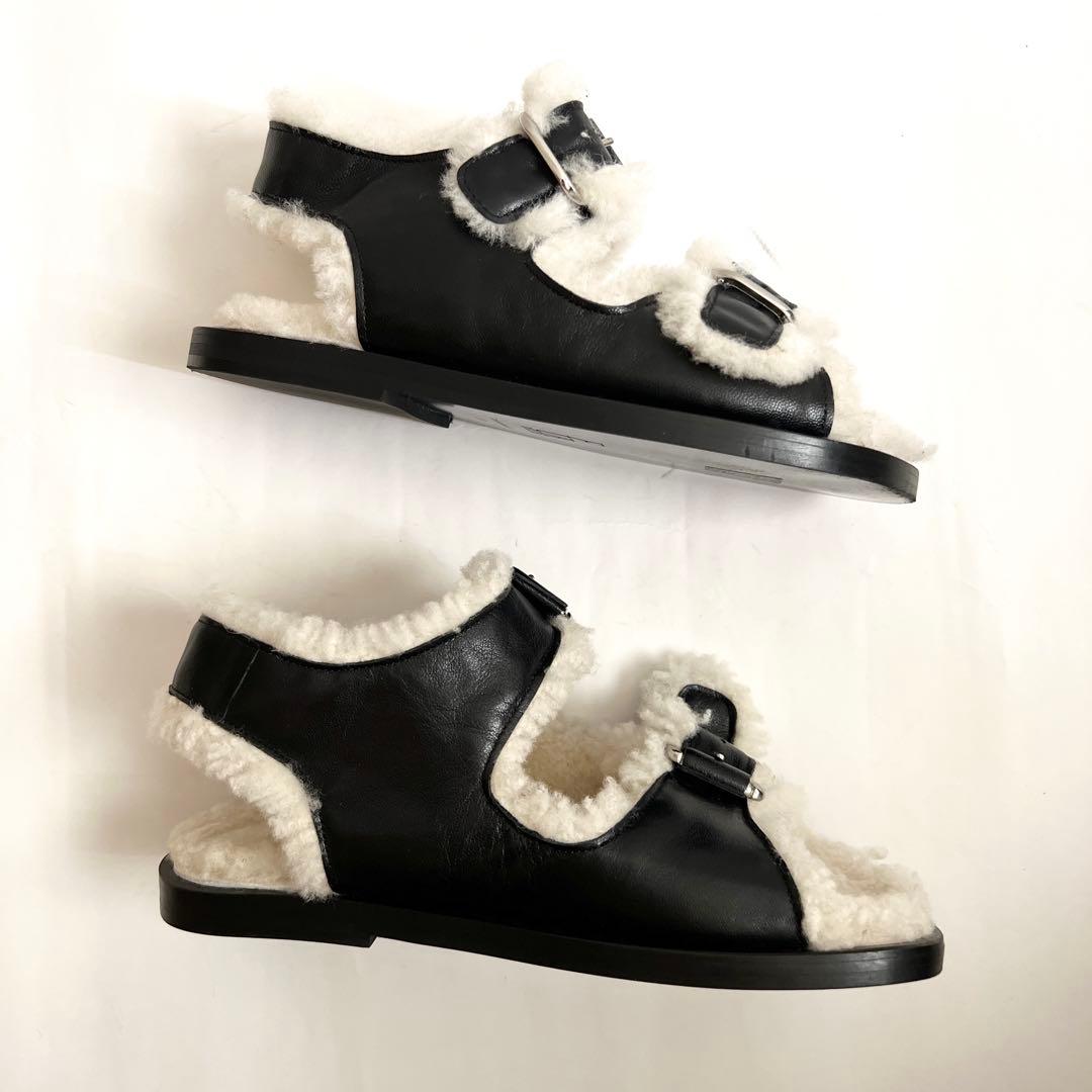 ぴーこ様 Deuxieme Classe FUR DELUXE ファーサンダル