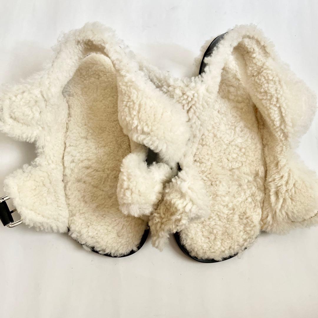 ぴーこ様 Deuxieme Classe FUR DELUXE ファーサンダル