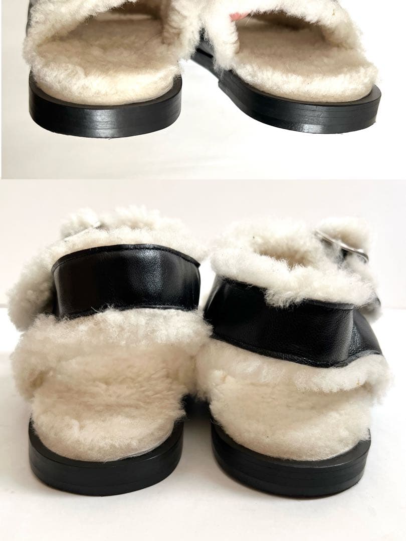 ぴーこ様 Deuxieme Classe FUR DELUXE ファーサンダル