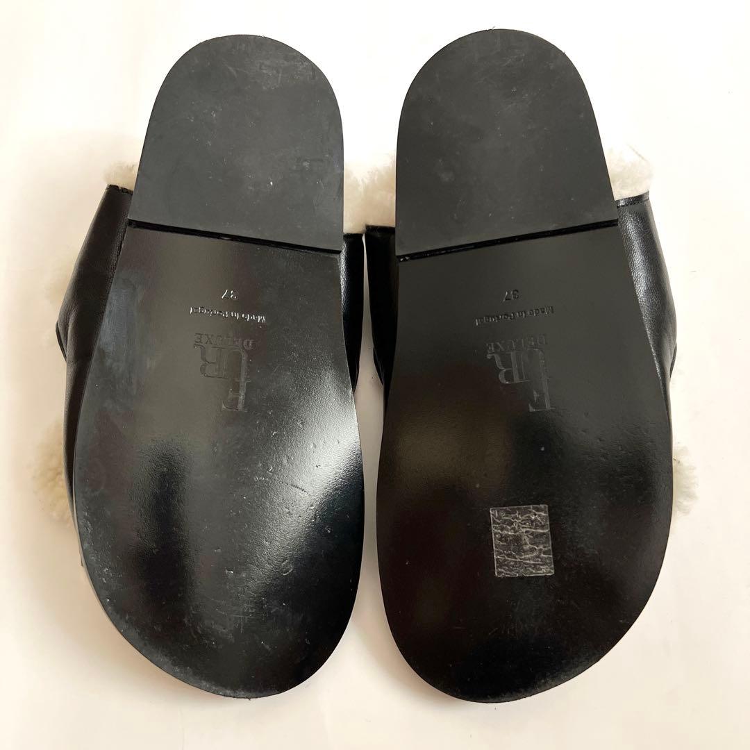 ぴーこ様 Deuxieme Classe FUR DELUXE ファーサンダル