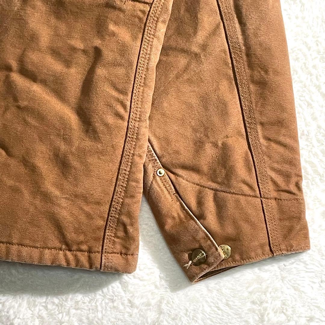 カーハート　カバーオール　ダックジャケット　企業ロゴ刺繍　メキシコ製　２XL