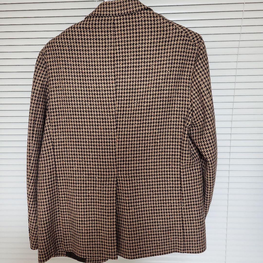 TAGLIATOREタリアトーレ千鳥格子ウールジャケット48/